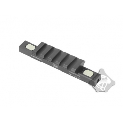 CNC lišta pro 45° montáž na předpažbí - černá