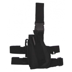 Pistol holster thigh LEFT BLACK