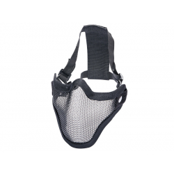 Metal mesh mask, black