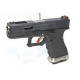 R19 (G003WET-5) Gen4 T5 - kovový závěr - černý, stříbrná hlaveň, blowback