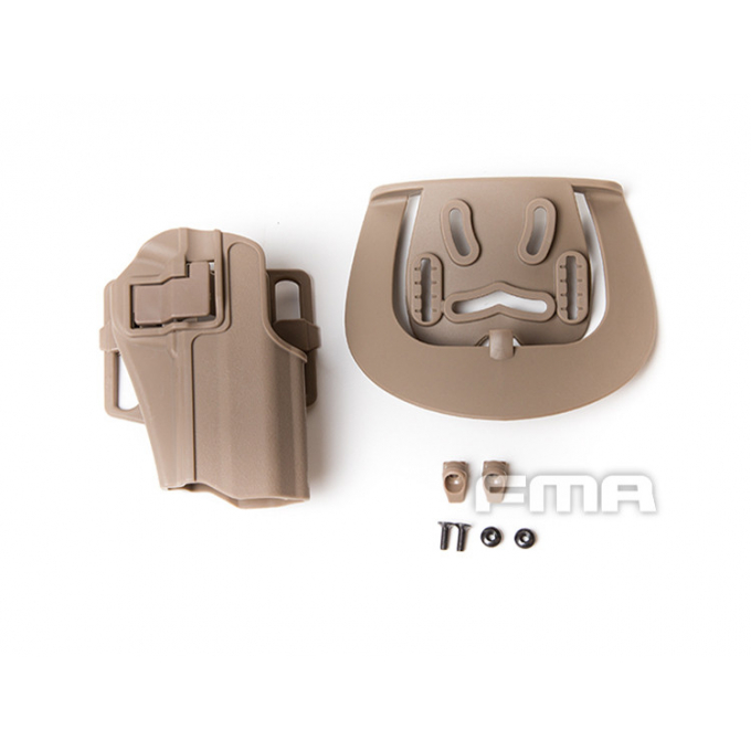 Opaskové plastové pouzdro - holster pro night/desert... warrior, pískové