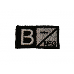 Krevní skupina B NEG - černá/bílá