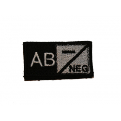 ID. Blood Velcro AB NEG - BLACK/WHITE