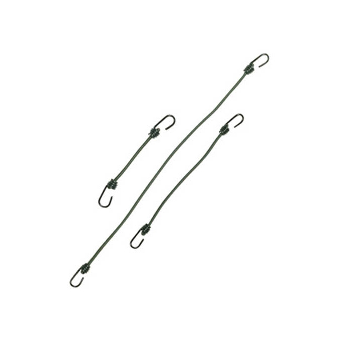 Bungee attachment OLIVE 8 mm - 45 cm, 1PC