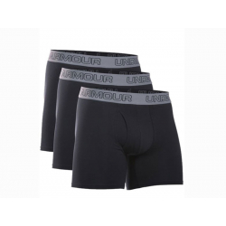 Pánské boxerky Under Armour CC Stretch 6" Boxerjock 3-Pack, černé, velikost XS