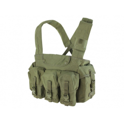 Vesta taktická CHEST RIG 7 kapes ZELENÁ