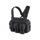 Vesta taktická CHEST RIG 7 kapes ČERNÁ