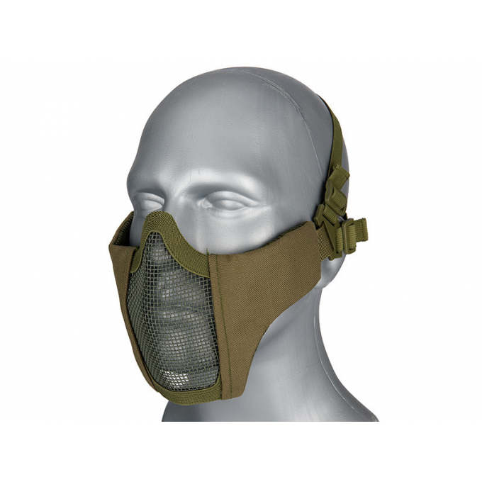 WST airsoftová ochranná maska ​​STEEL MESH - Zelená