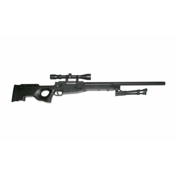 L96 Sniper + scope + bipod - black