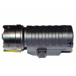 STRIKE LED Diods Flashlight with Laser for RIS Rail, 40 lm - Black