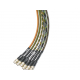 MANCRAFT HPA hadica MICRO DUAL QD 4 mm s opletom (106 cm) - Čierna