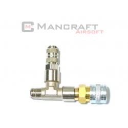 HPA hose adaptor QD US / micro QD / 1/8"