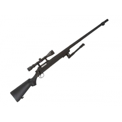 MB07D Sniper - černá + dvojnožka + optika