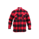 Lumberjack plaid shirt warm RED, SIZE XL