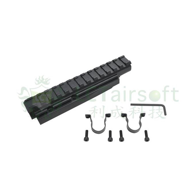 Montáž optiky pro AK na Gas Tube - střední