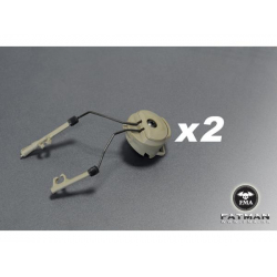 Rail adapter set na helmu pro headset Peltor - FG