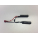 Baterie 7,4V / 2600mAh 35C Li-ion - dvojdílná