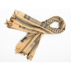 Scarf SHEMAG BLACK-KHAKI