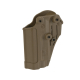 Holster Blackhawk SERPA CQC/H&K USP-L a CZ P-09 pro praváky - pískový