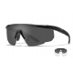 Brýle SABER ADVANCED Smoke Grey + Clear Lens/Matte black frame