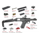 Action Army AAP-01 Assassin Gas Blowback Pistol - Black