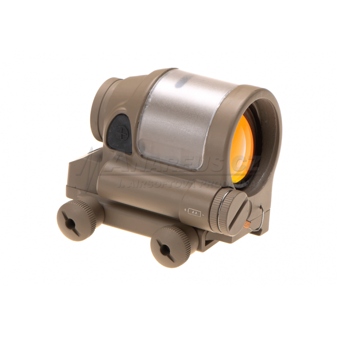 Kolimátor SRS 1x38, červené podsvícení, pískový