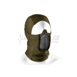 Mk.III Balaclava with Steel Half Face Mask ( OD )