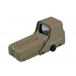 Kolimátor 552 červený/zelený bod, (kopie EOTECH) - pískový