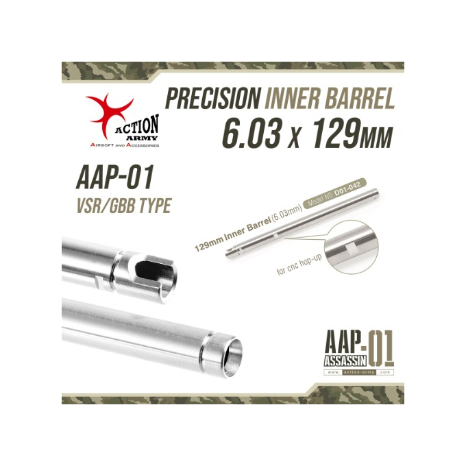 Precizní hlaveň Action Army 6,03 pro AAP01 (129mm)