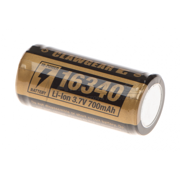 CR123A/16340 Battery 3.7V 700mAh