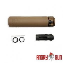 SOCOM416 DUMMY QD SILENCER CCW - FDE (FULL MARKING VERSION)