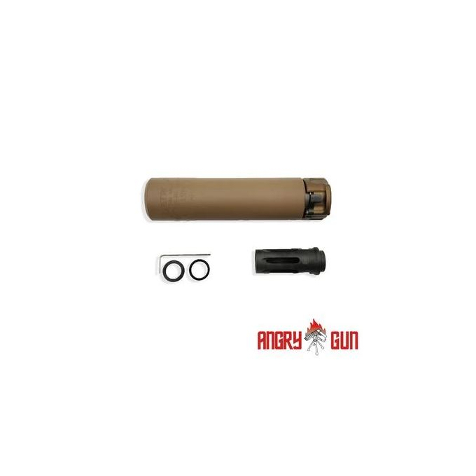 Tlumič QD SOCOM416 (-14mm levotočivý), FDE (FULL MARKING)