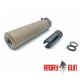 SOCOM556 DUMMY QD SILENCER CCW - FDE (FULL MARKING)
