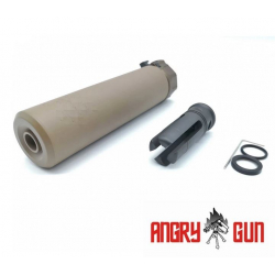 SOCOM556 DUMMY QD SILENCER CCW - FDE (FULL MARKING)