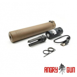SOCOM762 TRACER QD SILENCER CCW - FDE (FULL MARKING)