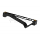 BlackCat Aluminum Angled Grip for Keymod Rail System ( Black )