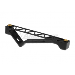 BlackCat Aluminum Angled Grip for Keymod Rail System ( Black )