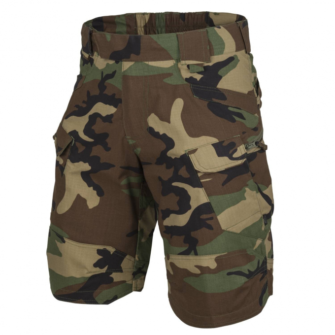 Kraťasy UTS URBAN TACTICAL 11" rip-stop - US Woodland