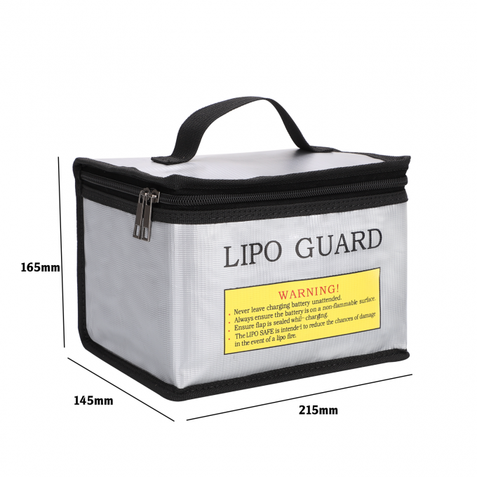 Ochranný vak/box 145x165x215mm z nehořlavého materiálu pro Li-pol