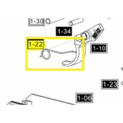 Trigger Spring for ASG CZ 75D Compact