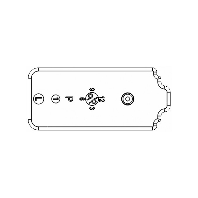 End plate of Magazine Shell for GHK 553 GBB