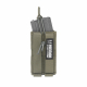Single MOLLE Open Pouch, coyote, AR15/M4/M16+pistol