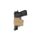 Universal Pistol Holster UPH, coyote, left side