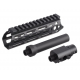 Action Army CNC M-LOK Handguard Set with Barrel for AAP-01 - Black