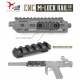 Action Army Metal RIS Rail for M-LOK, 5 Slots / 60 mm - Black