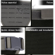 WST Stehenní panel Molle laser - černý