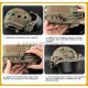 Tactical helmet outer suspension flip goggles - Black