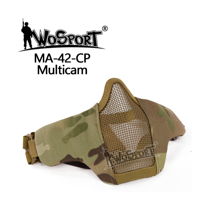 WST airsoftová ochranná maska ​​STEEL MESH - MC