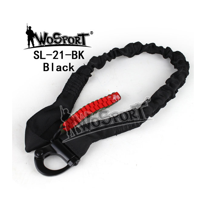 Popruh SAFETY LANYARD Deluxe, černý (kopie)