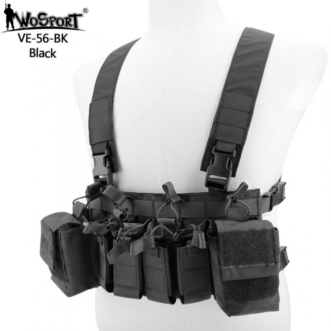 WST Tactical D3CRX Vest/Rig - Black